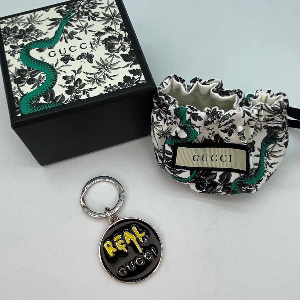 Authentic Gucci Sterling Silver Keychain